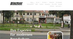 Desktop Screenshot of dierker-brandschutz.de